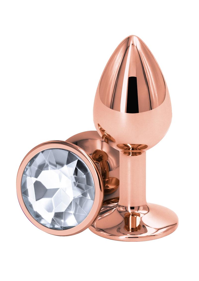 Rear Assets Rose Comfortable Gold Aluminum Anal Plug