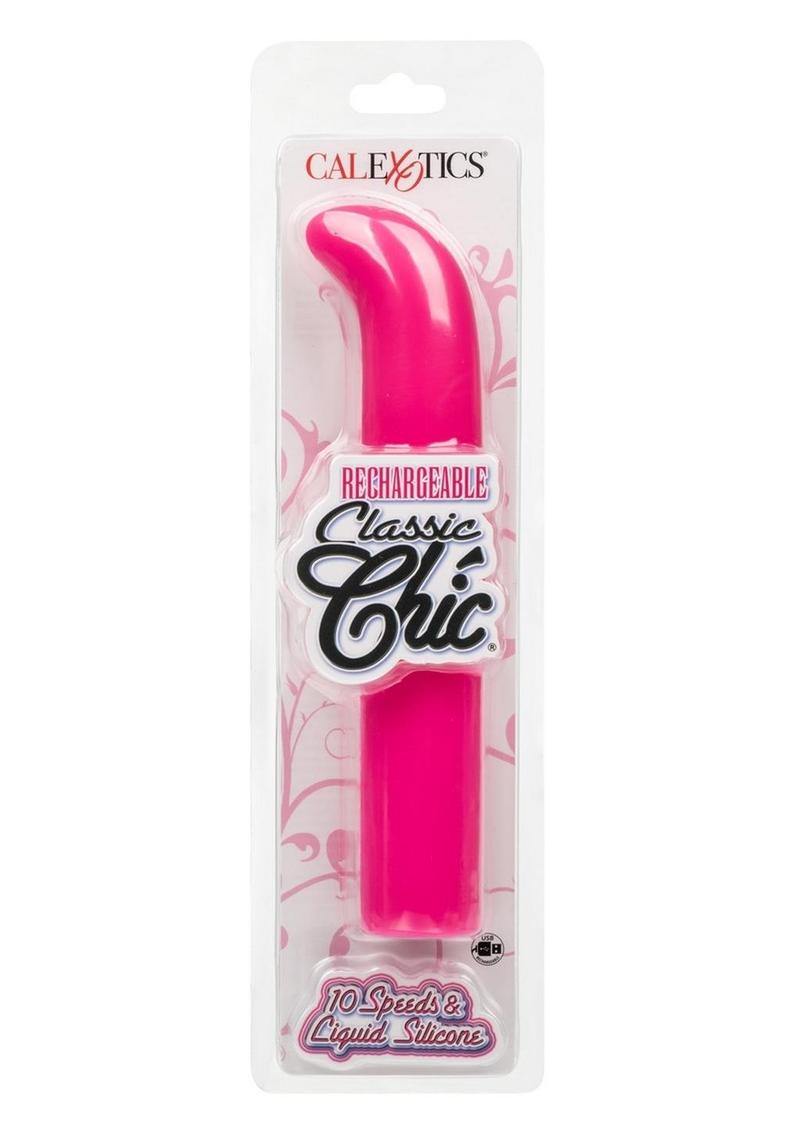 Rechargeable Classic Chic Liquid Silicone G-Spot Vibrator