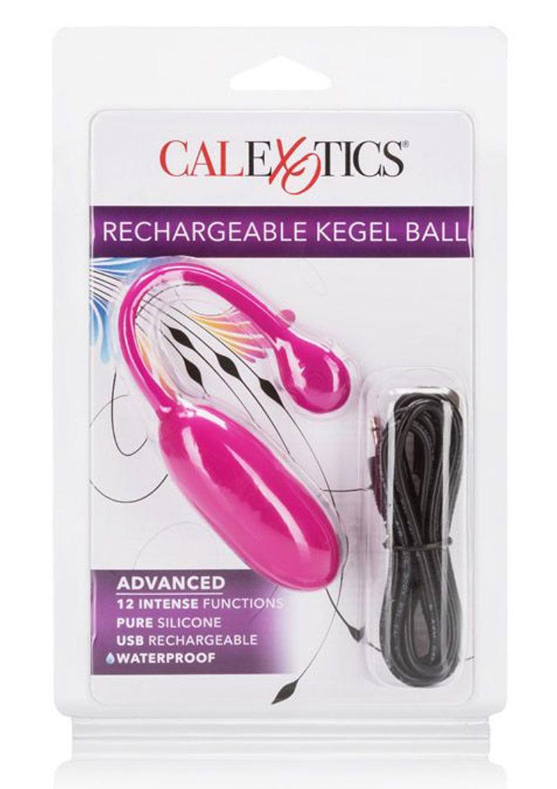CalExotics Rechargeable Kegel Ball Pure Silicone Trainer