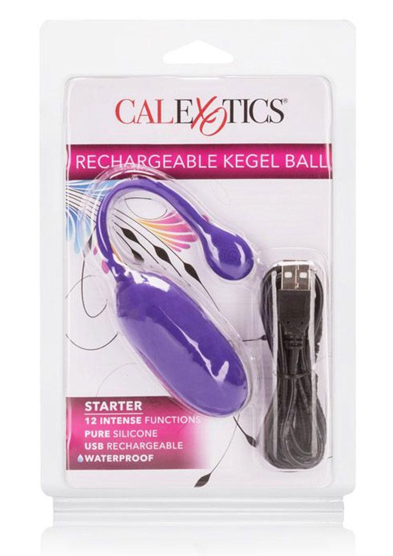 CalExotics Rechargeable Kegel Ball Pure Silicone Trainer