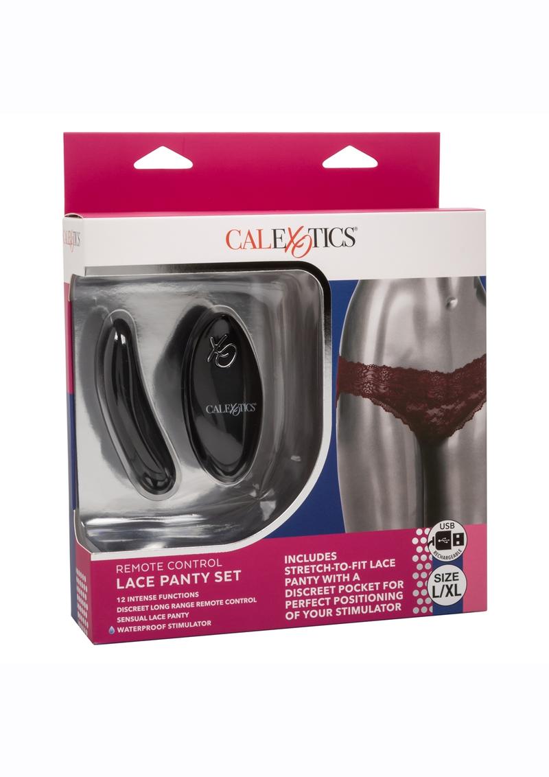 CalExotics Remote Control Lace Panty Vibe Set