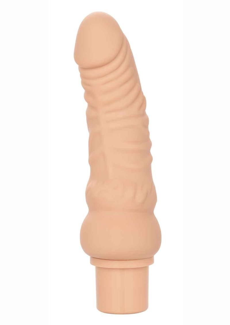 Calexotics Rechargeable Power Stud Curvy Silicone Vibrating Dong