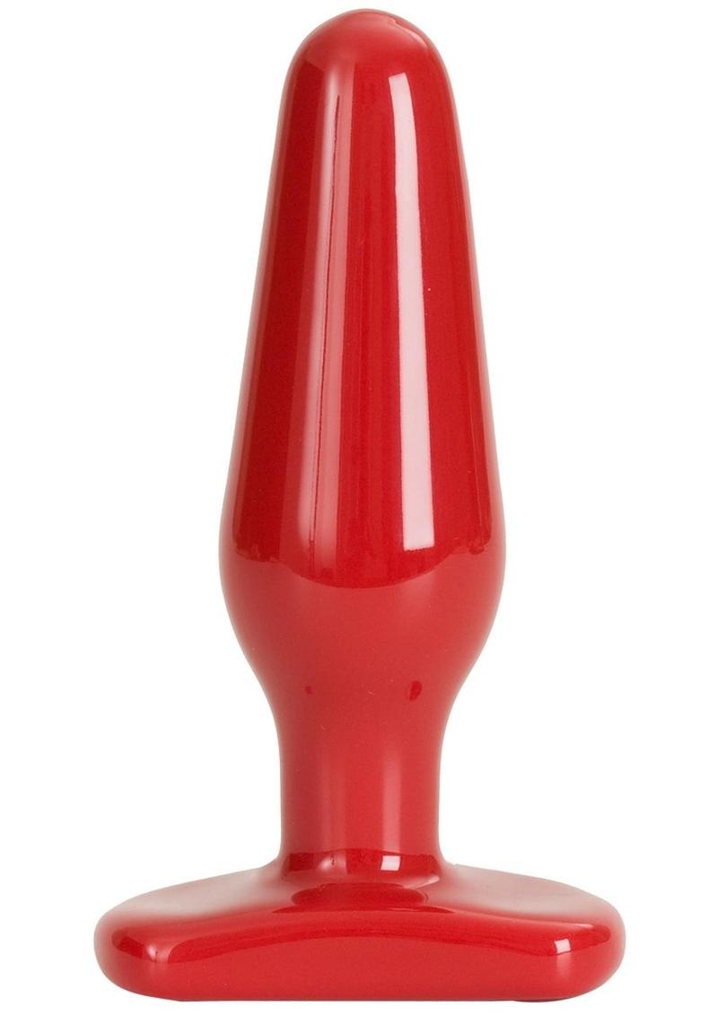 Red Boy Medium Butt Plug Strong and Sturdy by Doc Johnson