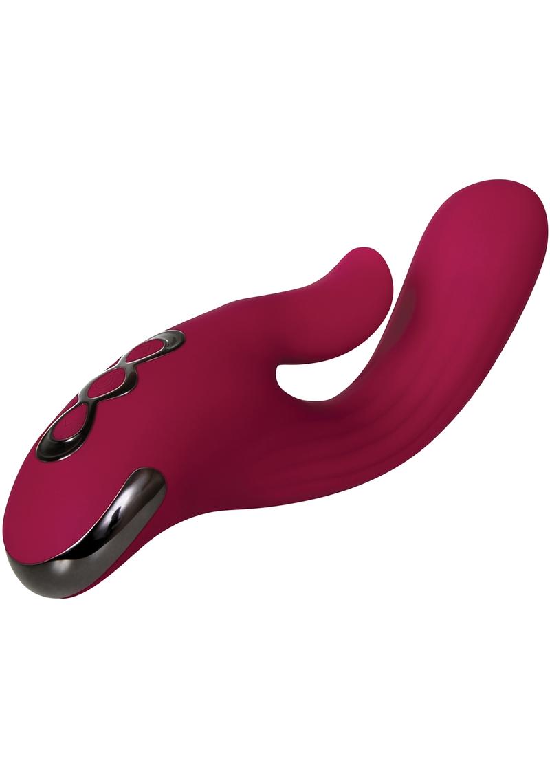 Evolved Red Dream Rechargeable Silicone Rabbit Vibrator
