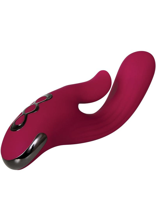 Evolved Red Dream Rechargeable Silicone Rabbit Vibrator