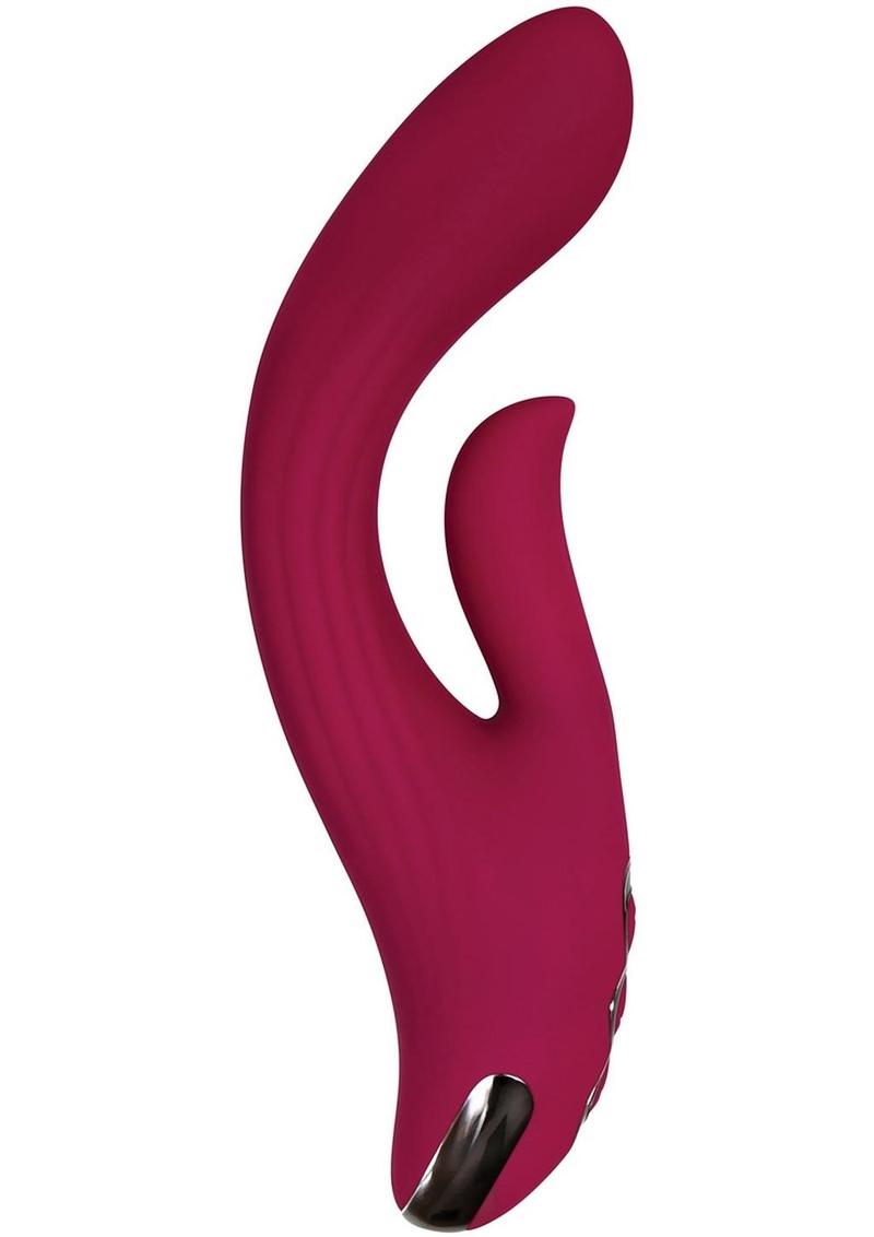 Evolved Red Dream Rechargeable Silicone Rabbit Vibrator