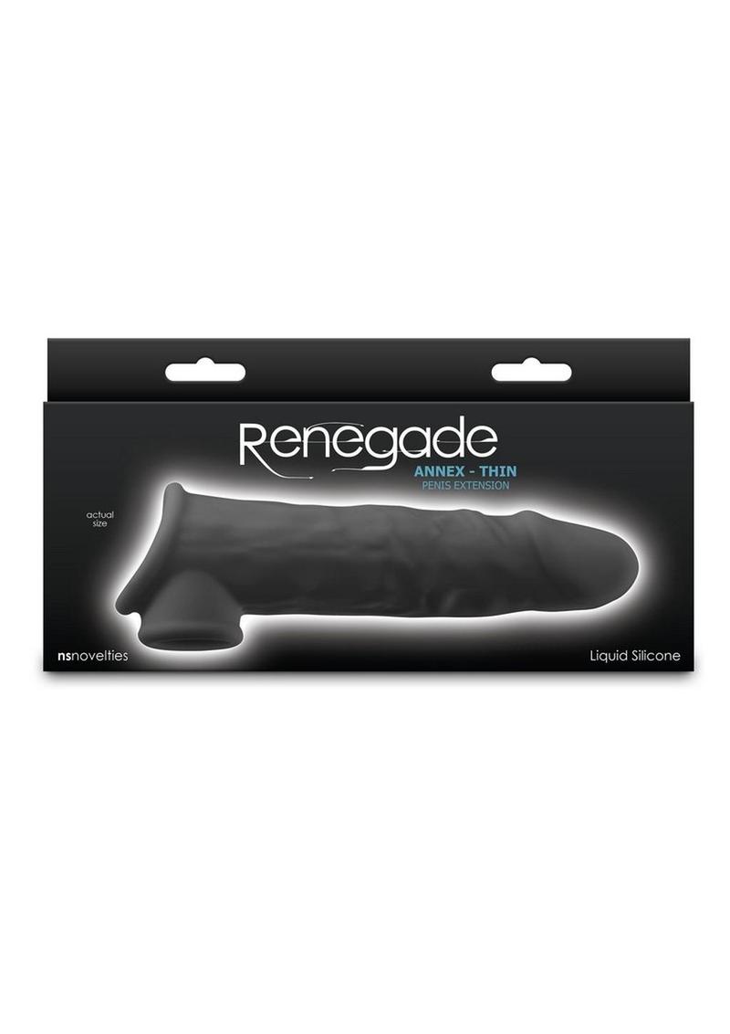Renegade Annex Thin Penis Extension Liquid Silicone Stroker