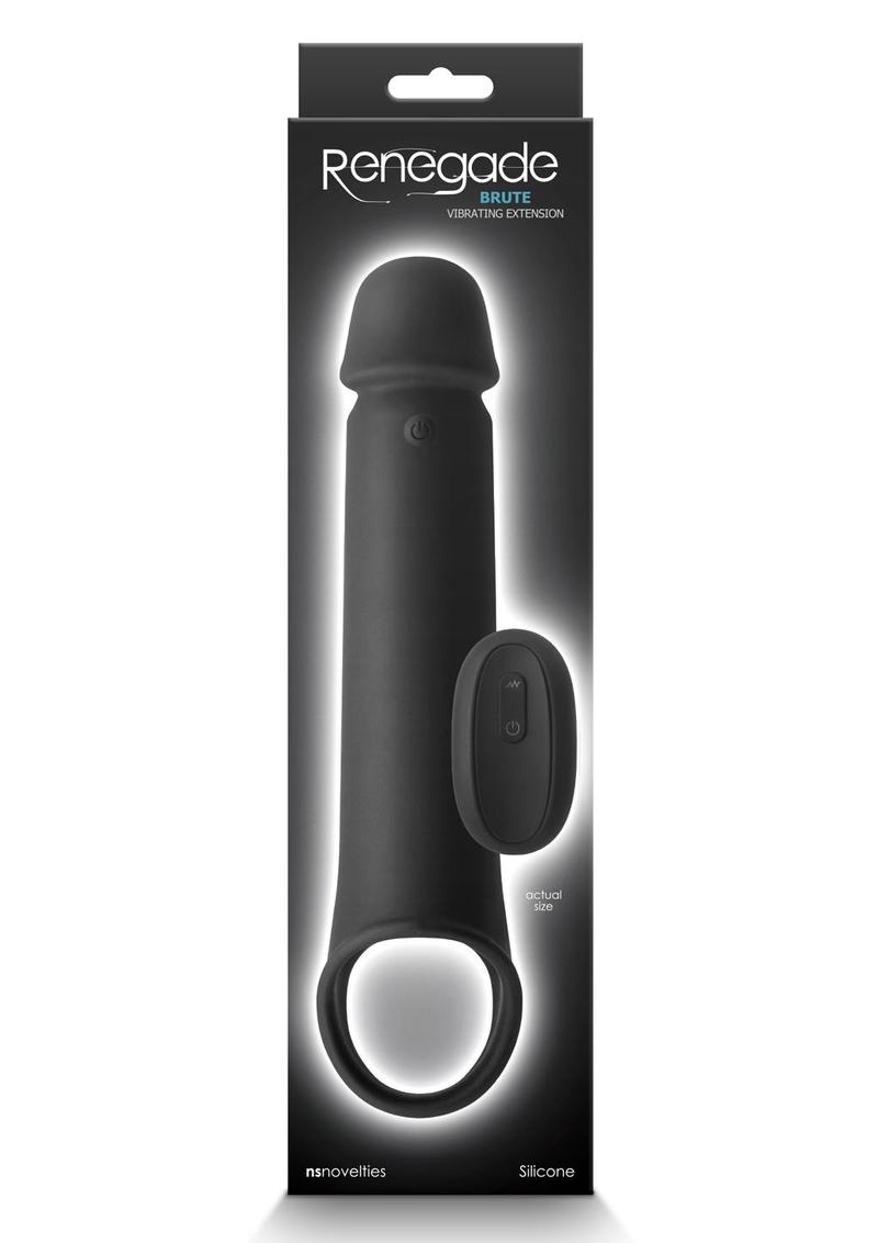 Renegade Brute Rechargeable Vibrating Silicone Penis Extension