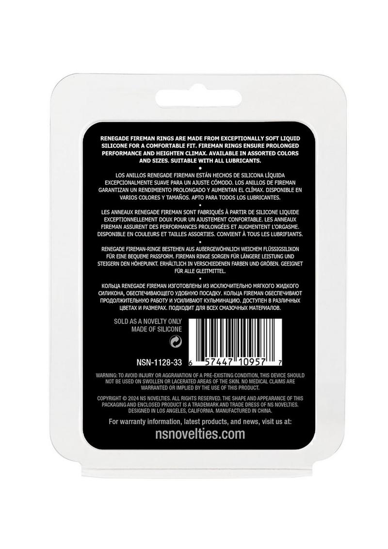 Renegade Fireman Ring Small Super Stretchable Silicone Cock Ring