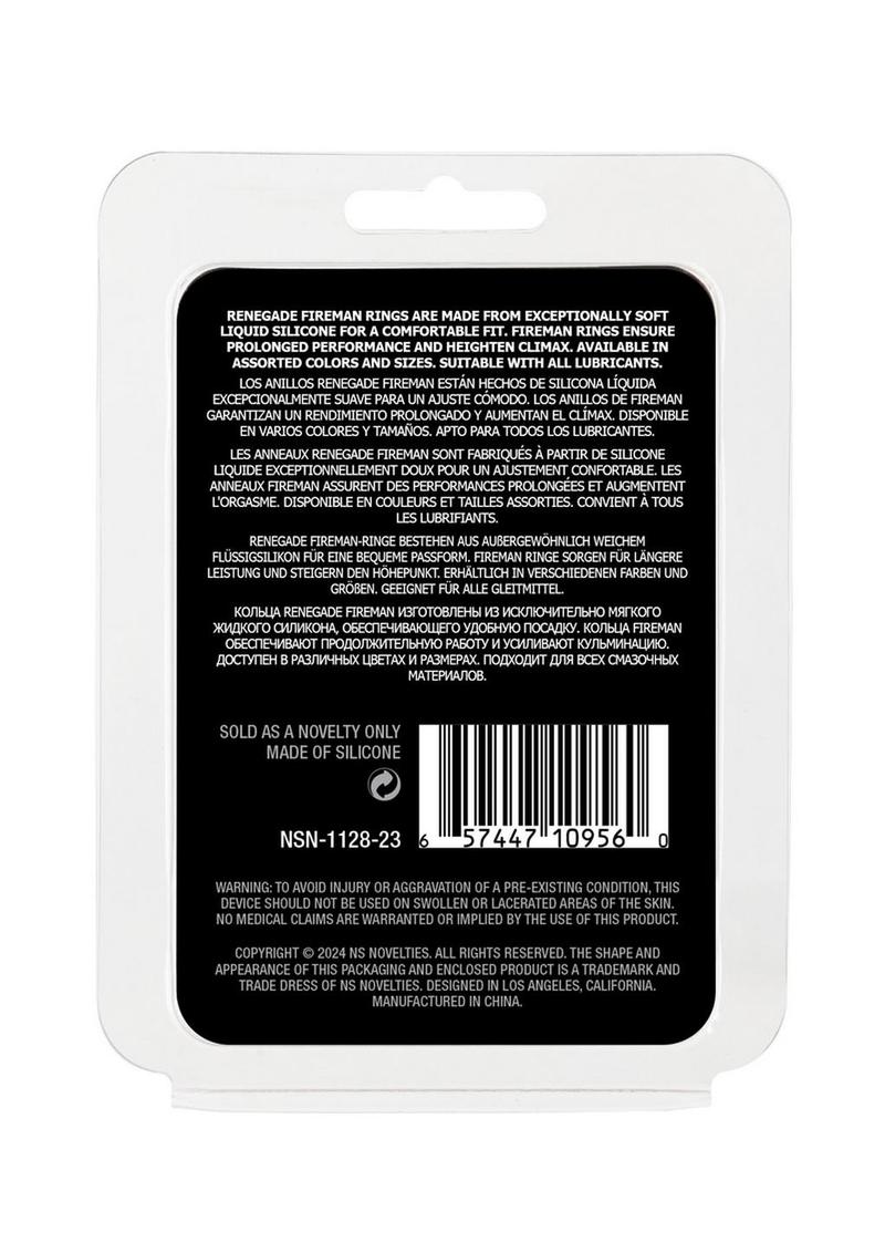 Renegade Fireman Ring Small Super Stretchable Silicone Cock Ring