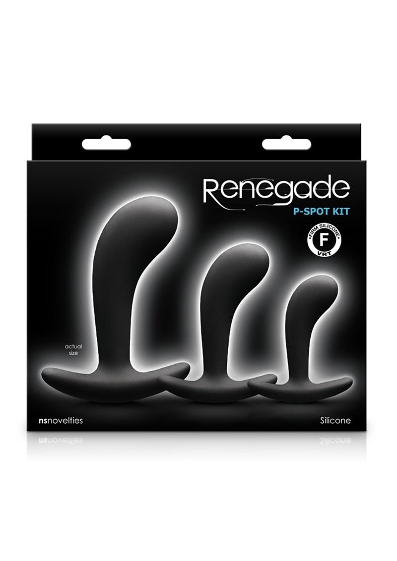 Renegade P-Spot Kit – 3-Piece Silicone Prostate Massager Set