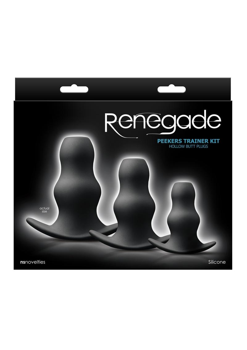 Renegade Peekers Trainer Kit Hollow Butt Plugs