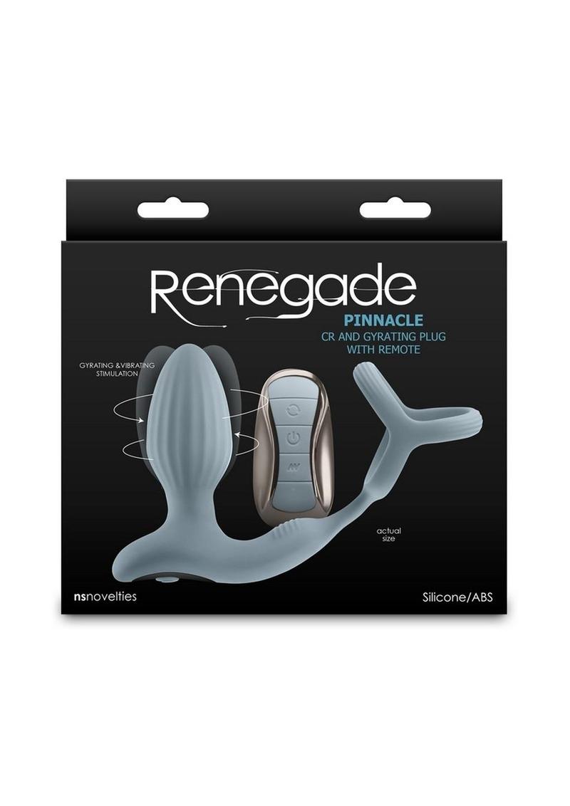 Renegade Pinnacle Rechargeable Silicone Prostate Stimulator with Remote