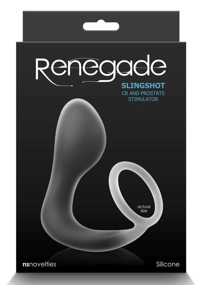Renegade Slingshot Silicone Cock Ring With Prostate Stimulator