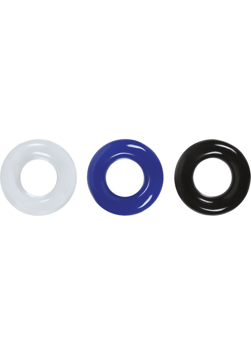 Renegade Stamina Rings Set of 3 Super Stretchable Cock Rings