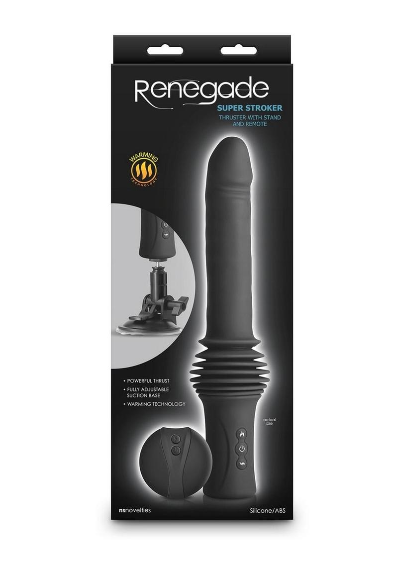Renegade Super Stroker Thrusting Vibrator With Suction Cup