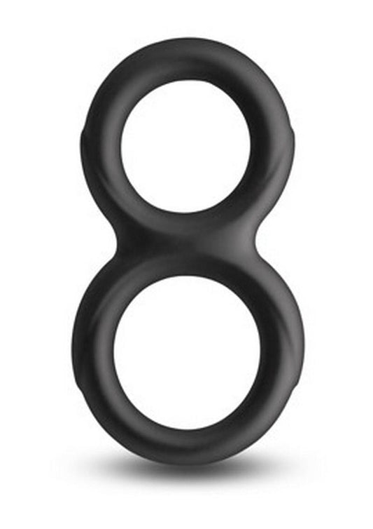 Renegade Twofold Silicone Cock Ring Super Stretchable Dual-Ring