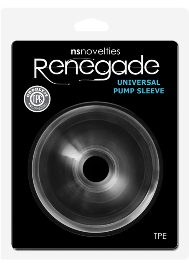 Renegade Universal Pump Sleeve Odorless TPE Clear Donut Sleeve