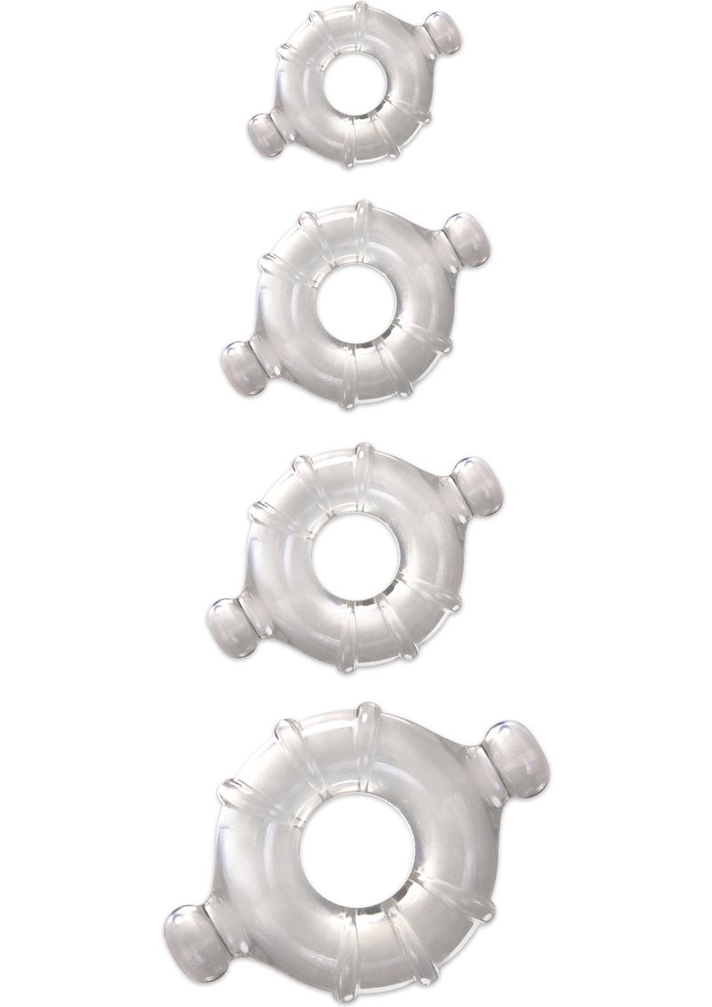 Renegade Vitality Rings 4-Pack Versatile TPE Cock Rings Set