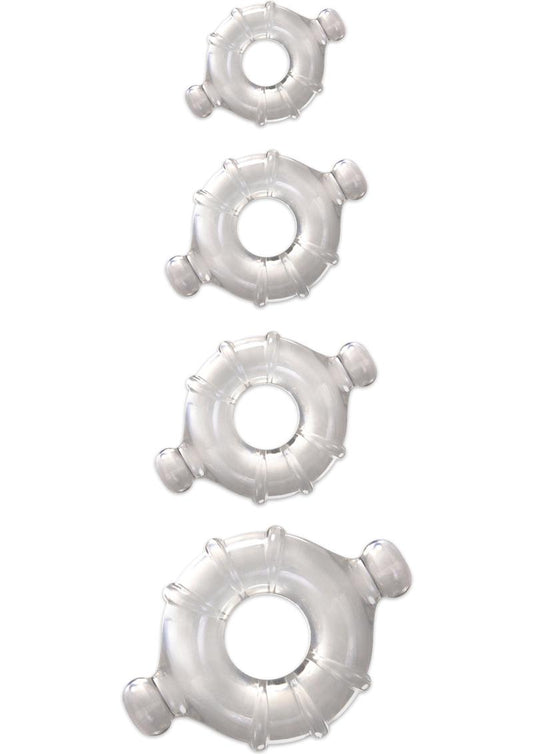 Renegade Vitality Rings 4-Pack Versatile TPE Cock Rings Set