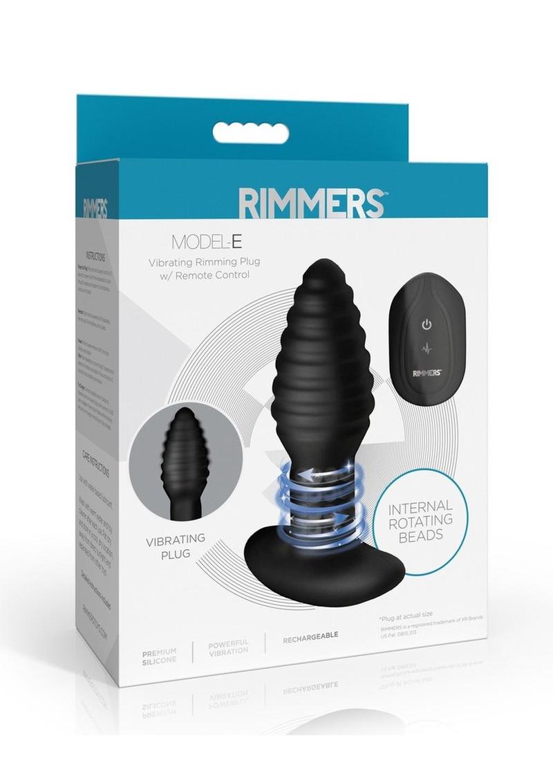 Rimmers Model E Vibrating Rimming Plug with Remote Control