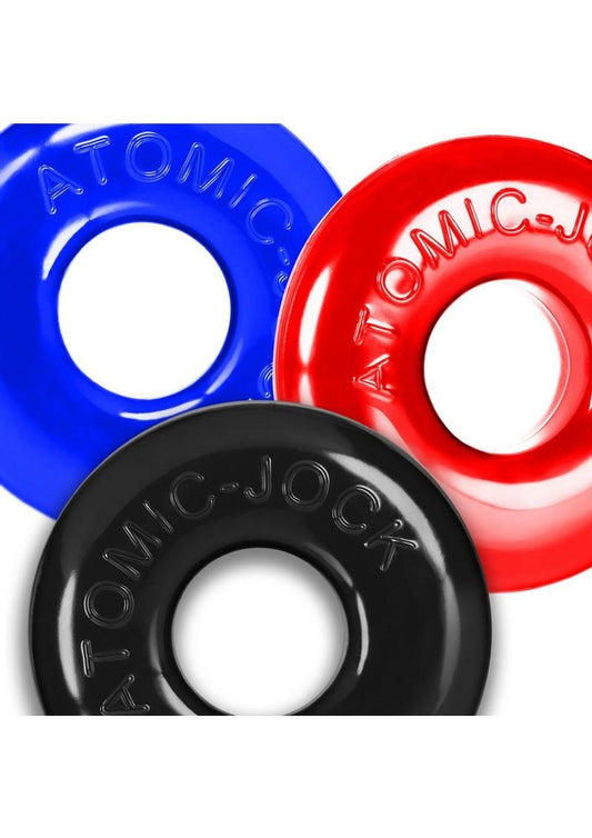 OXBALLS Ringer Max Cock Ring 3-Pack Assorted Neon Colors