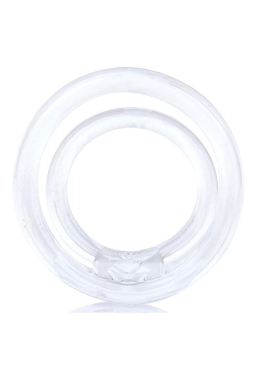Screaming O Ring O² Clear Stretchy with Ball Sling SEBS Material
