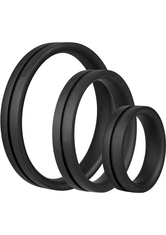 Screaming O Ring O Pro x3 Silicone Waterproof C-Rings Set