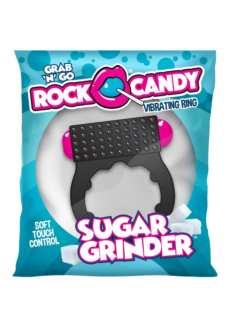 Rock Candy Sugar Grinder Vibrating Ring White with Soft-Touch Control