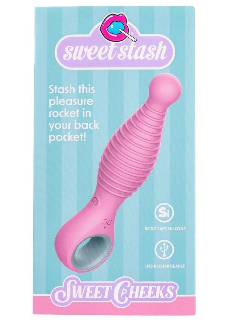 Rock Candy Sweet Cheeks Rechargeable Silicone Anal Vibrator
