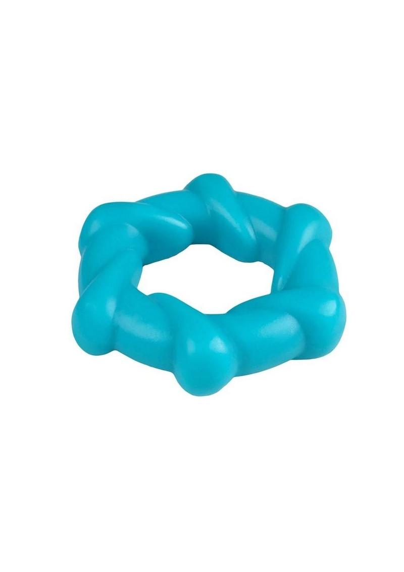 Rock Candy Taffy Twist Snug And Spiraled Erection Ring With Easy Care