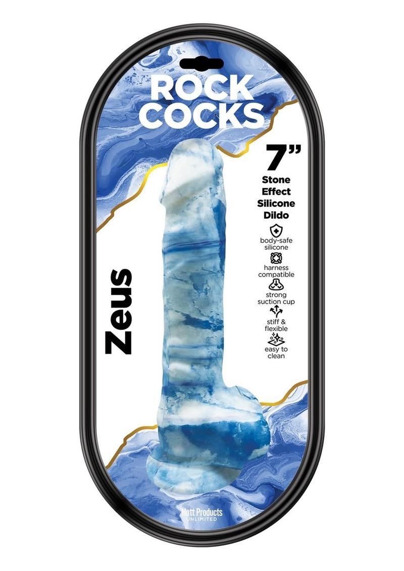 Zeus Rock Cocks Stone Effect Silicone Dildo