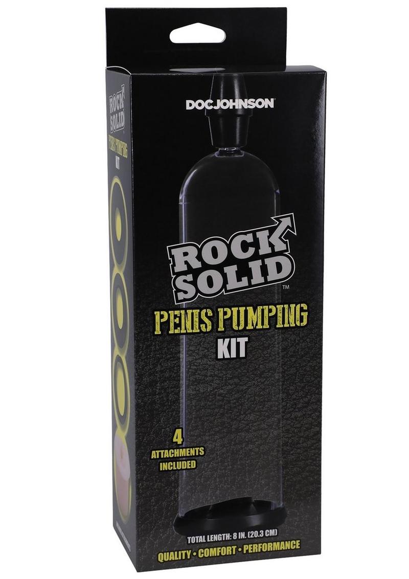 Doc Johnson Rock Solid Complete Solution Penis Pumping Kit