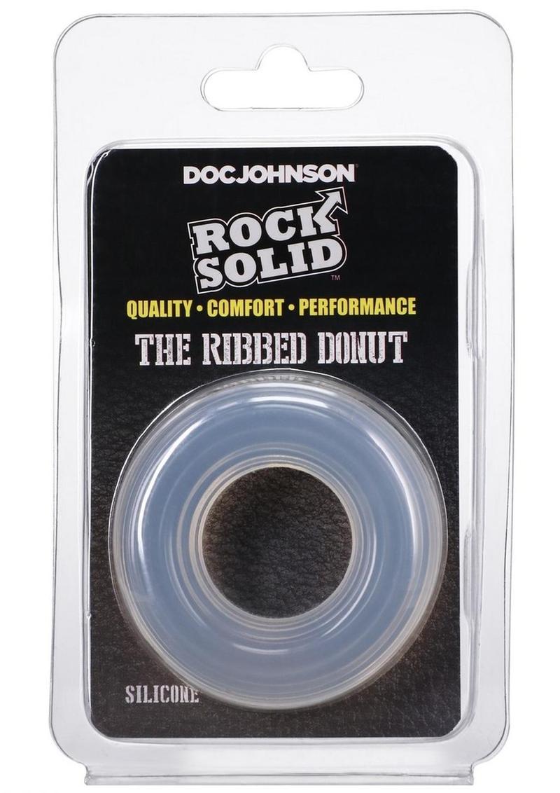 Doc Johnson Rock Solid The Ribbed Donut Cock Ring