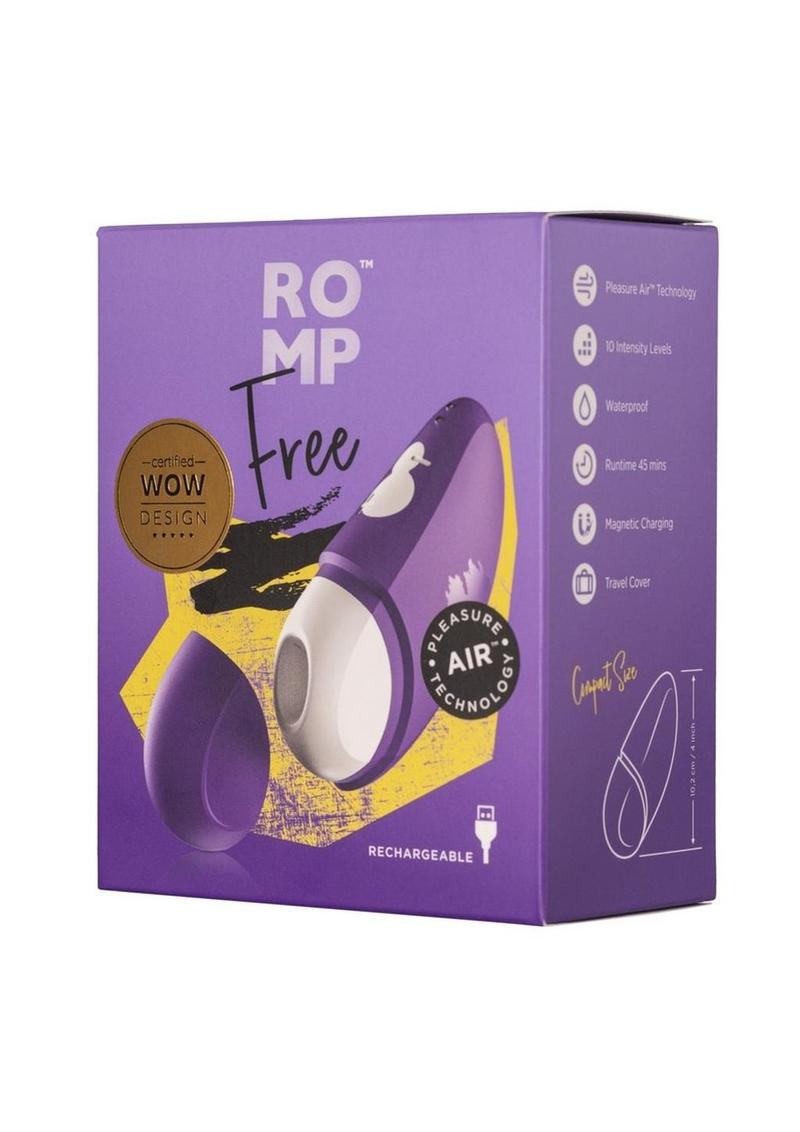 ROMP Free Rechargeable Clitoral Air Stimulator 10 Intensity Levels