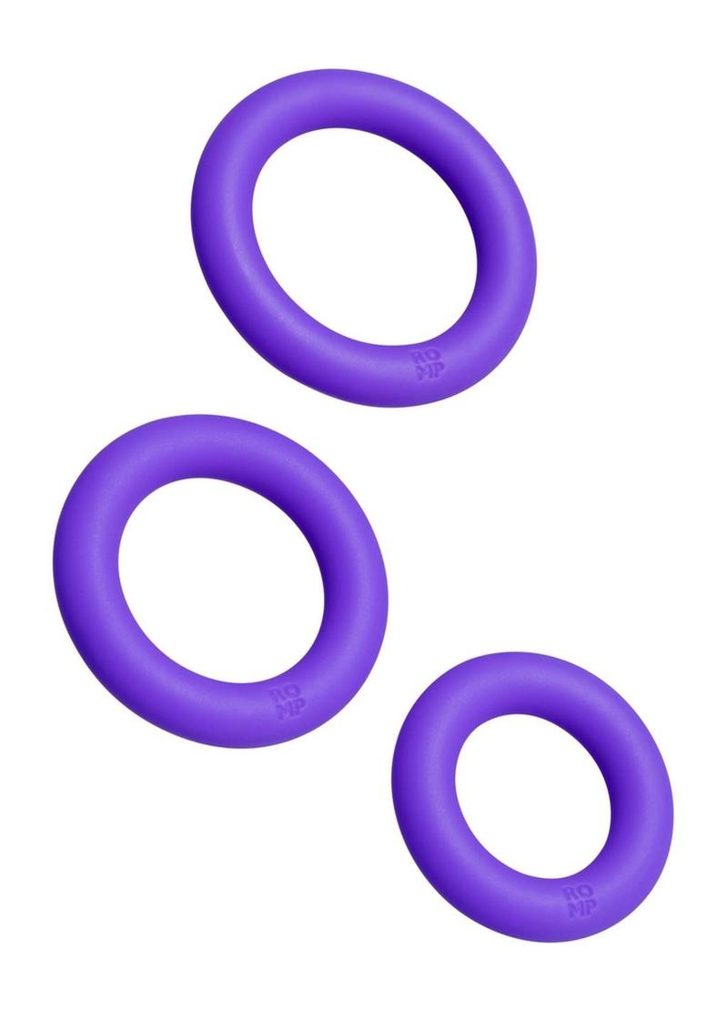 Romp Remix Trio Silicone Penis Rings Triple the Thrill