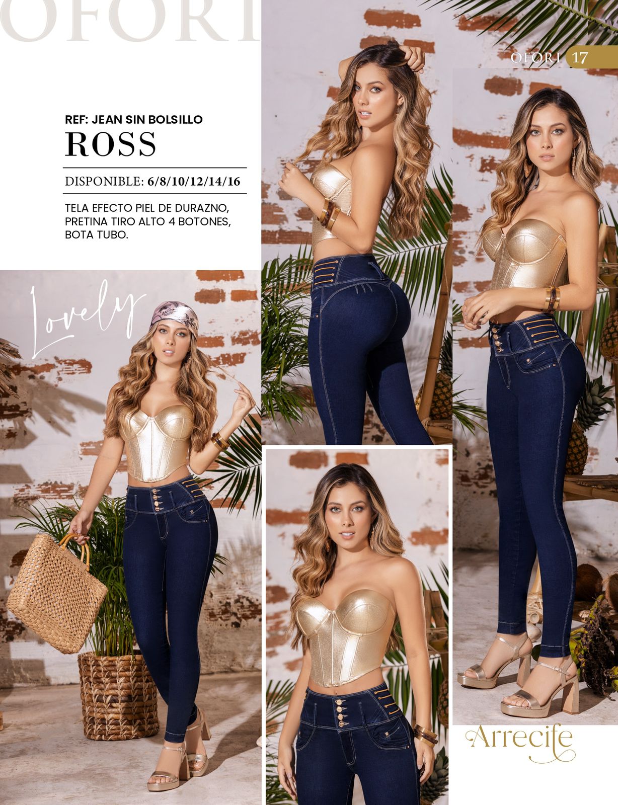 Ross 100% Authentic Colombian Push Up Jeans