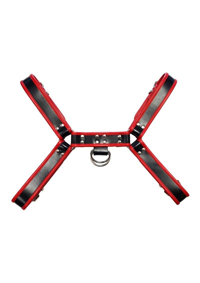 Rouge Over-the-Head Adjustable Leather Front Harness