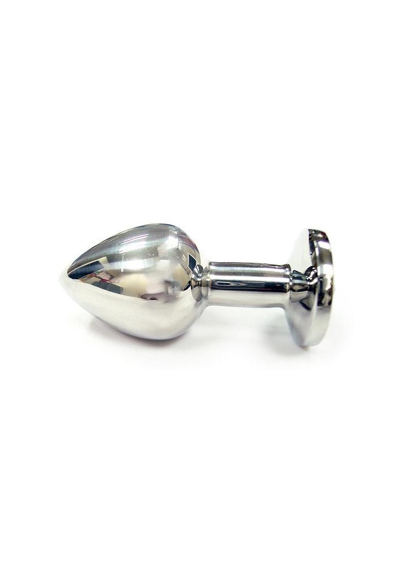 Rouge Smooth Stainless Steel Anal Plug