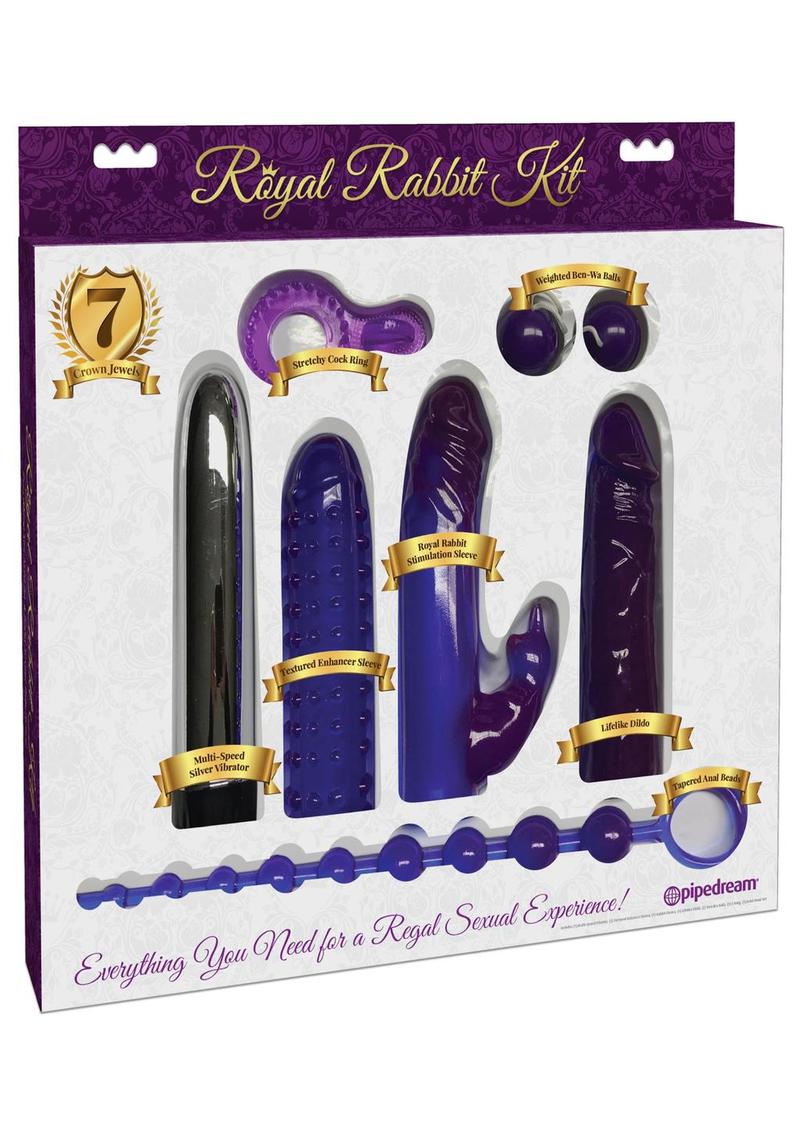 Royal Rabbit Vibrating Pleasure 7-Piece Kit