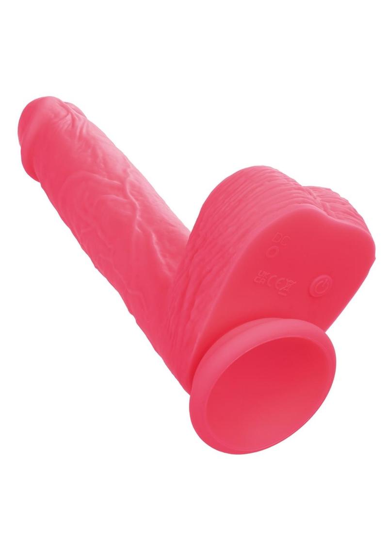 CalExotics Rumbling & Thrusting Silicone Studs Dildo