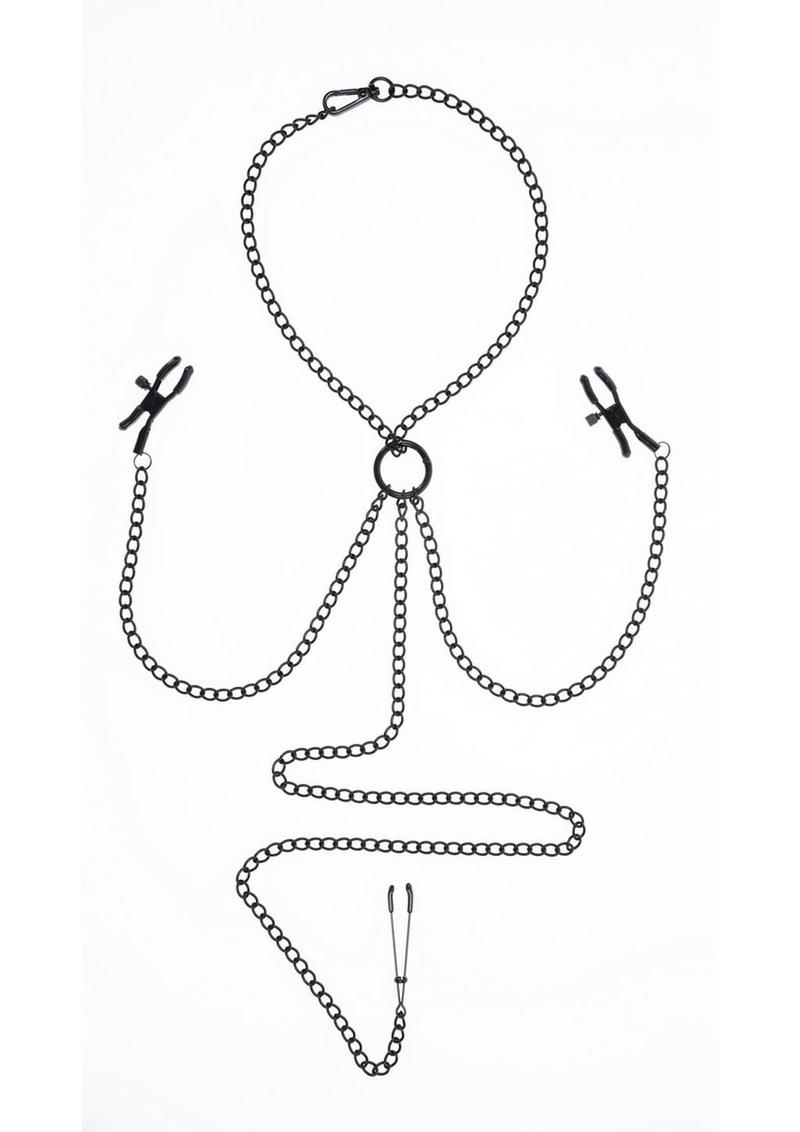 Sportsheets Saffron Nipple to Clit Set for Intense Stimulation