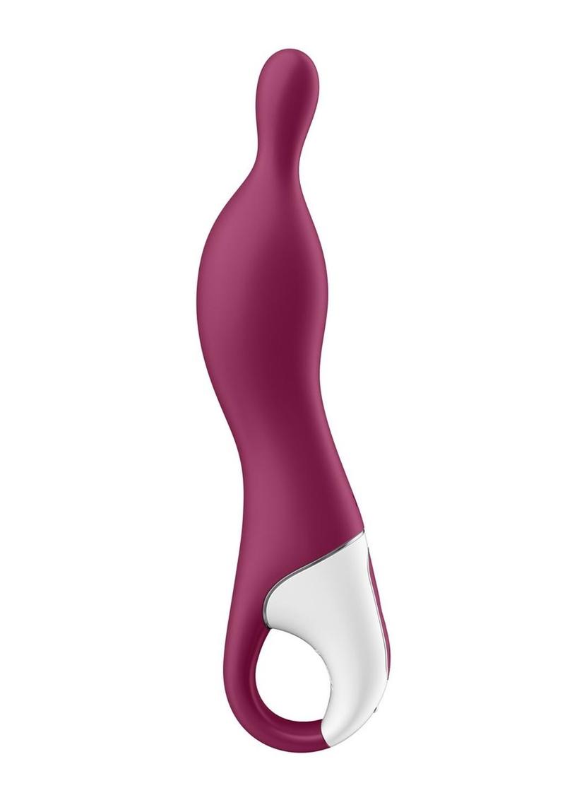 Satisfyer A-Mazing 1 Rechargeable Berry Silicone A-Spot Vibrator