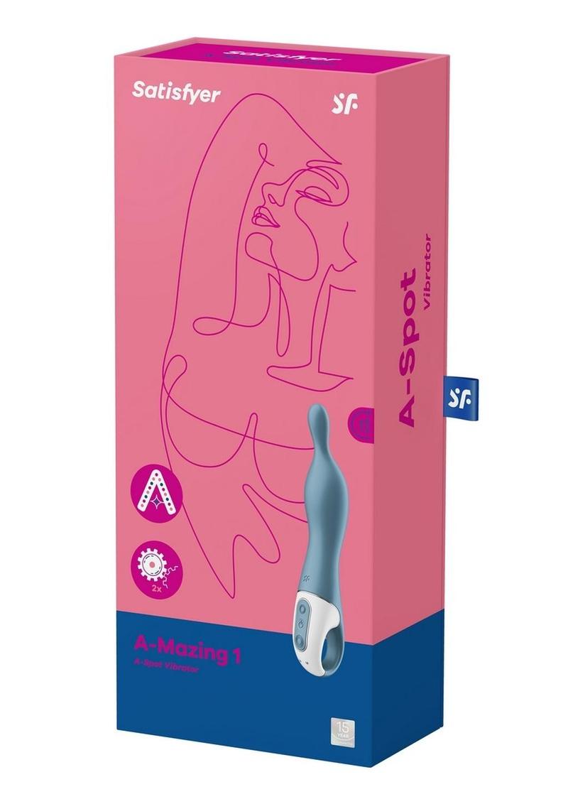 Satisfyer A-Mazing 1 Rechargeable Berry Silicone A-Spot Vibrator