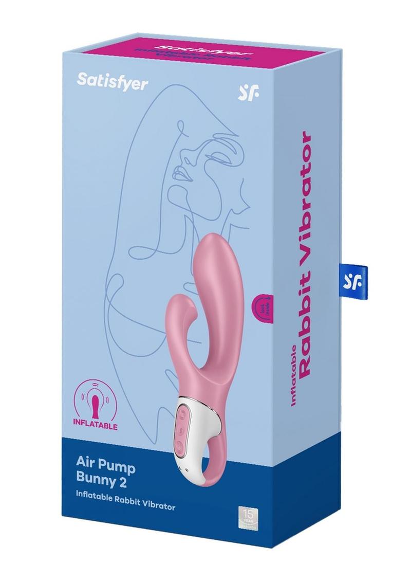 Satisfyer Air Pump Bunny 2 Inflatable Rechargeable Rabbit Vibrator