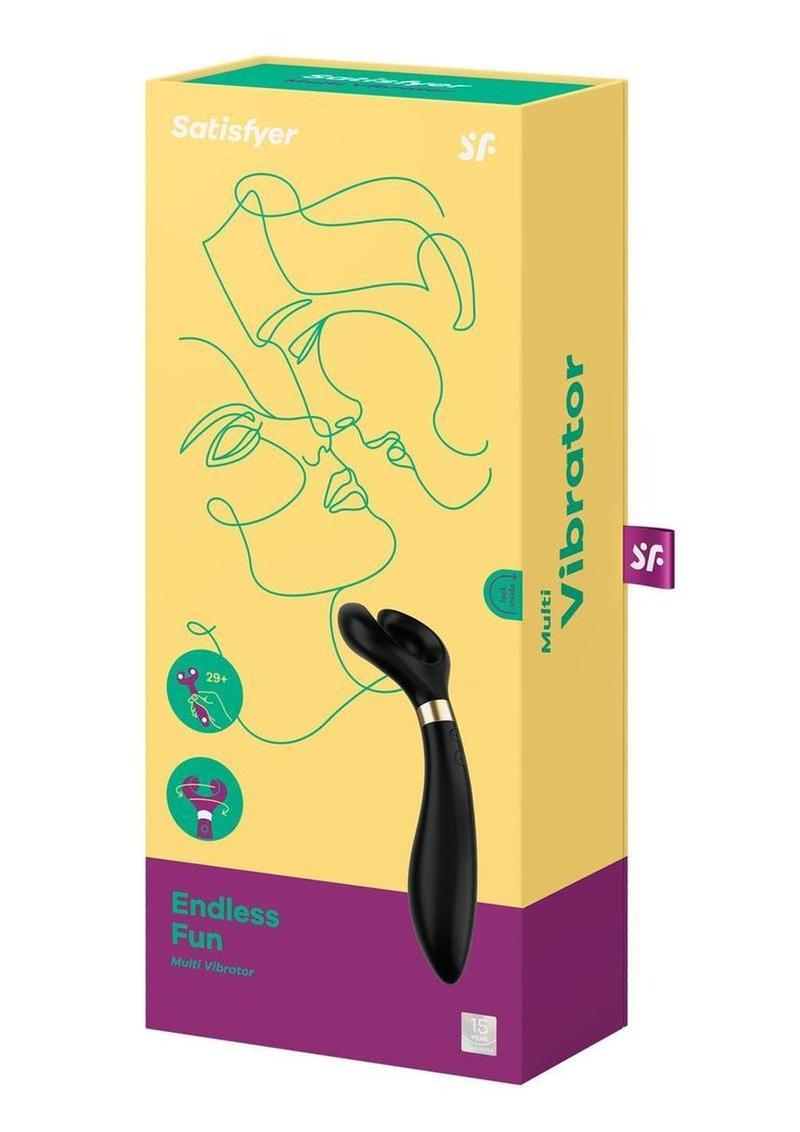 Satisfyer Endless Fun Multi Silicone Dual Stimulation Vibrator
