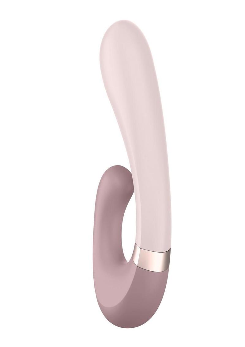 Satisfyer Heat Wave Silicone Heated Dual Stimulation Vibrator