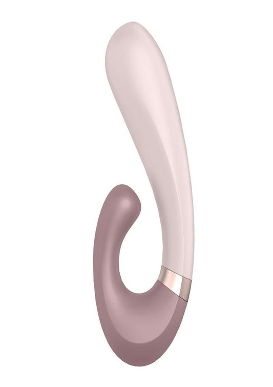 Satisfyer Heat Wave Silicone Heated Dual Stimulation Vibrator