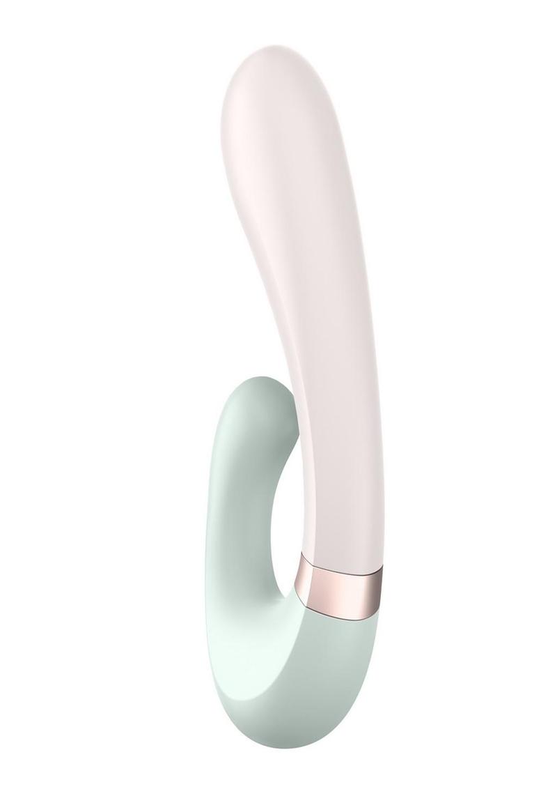Satisfyer Heat Wave Silicone Heated Dual Stimulation Vibrator