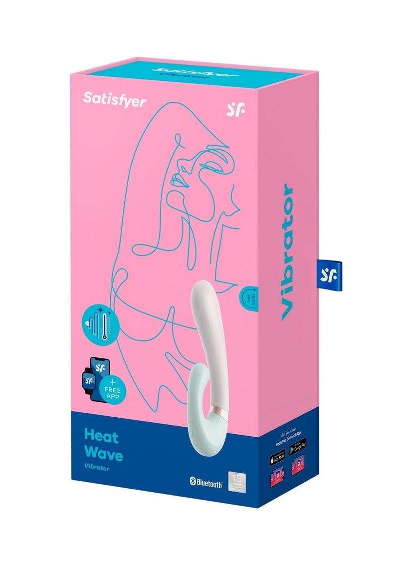 Satisfyer Heat Wave Silicone Heated Dual Stimulation Vibrator